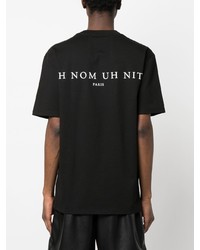 T-shirt à col rond imprimé noir Ih Nom Uh Nit