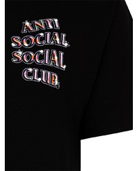 T-shirt à col rond imprimé noir Anti Social Social Club