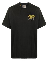 T-shirt à col rond imprimé noir GALLERY DEPT.