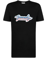 T-shirt à col rond imprimé noir Givenchy