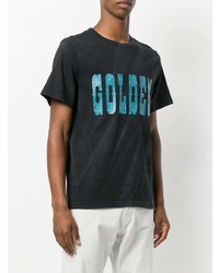 T-shirt à col rond imprimé noir Golden Goose Deluxe Brand