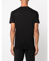 T-shirt à col rond imprimé noir DSQUARED2