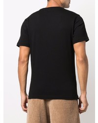 T-shirt à col rond imprimé noir Hydrogen