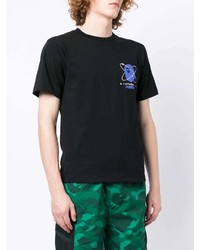 T-shirt à col rond imprimé noir BAPE BLACK *A BATHING APE®