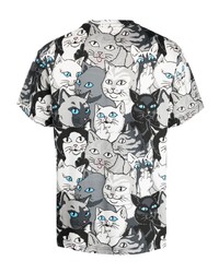 T-shirt à col rond imprimé noir RIPNDIP