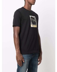 T-shirt à col rond imprimé noir PS Paul Smith