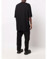 T-shirt à col rond imprimé noir Rick Owens DRKSHDW