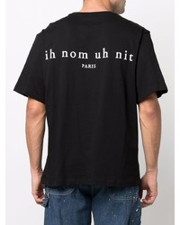 T-shirt à col rond imprimé noir Ih Nom Uh Nit