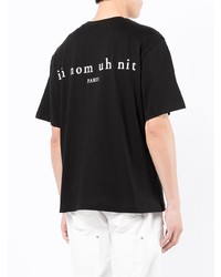 T-shirt à col rond imprimé noir Ih Nom Uh Nit