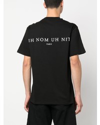 T-shirt à col rond imprimé noir Ih Nom Uh Nit