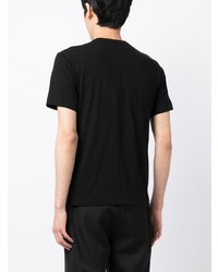 T-shirt à col rond imprimé noir Black Comme Des Garçons