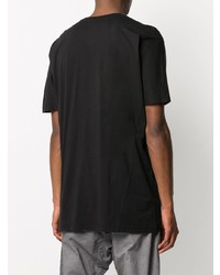 T-shirt à col rond imprimé noir 11 By Boris Bidjan Saberi