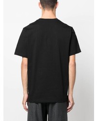 T-shirt à col rond imprimé noir PS Paul Smith