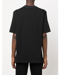 T-shirt à col rond imprimé noir PS Paul Smith