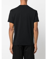 T-shirt à col rond imprimé noir Jacquemus
