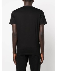 T-shirt à col rond imprimé noir DSQUARED2