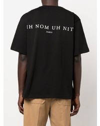 T-shirt à col rond imprimé noir Ih Nom Uh Nit