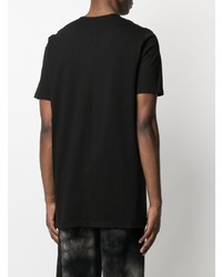 T-shirt à col rond imprimé noir Rick Owens DRKSHDW