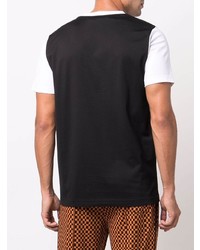 T-shirt à col rond imprimé noir Marni