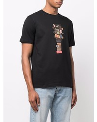 T-shirt à col rond imprimé noir PS Paul Smith