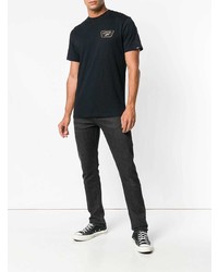 T-shirt à col rond imprimé noir Vans