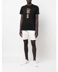 T-shirt à col rond imprimé noir PS Paul Smith