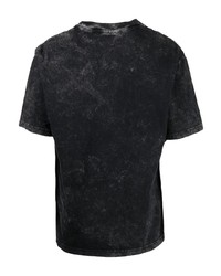 T-shirt à col rond imprimé noir Han Kjobenhavn