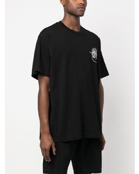 T-shirt à col rond imprimé noir Off-White