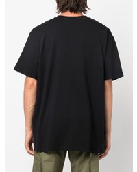 T-shirt à col rond imprimé noir Off-White