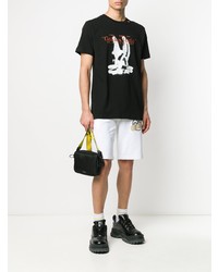 T-shirt à col rond imprimé noir Off-White