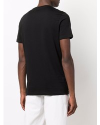 T-shirt à col rond imprimé noir Paul Smith