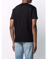 T-shirt à col rond imprimé noir DSQUARED2