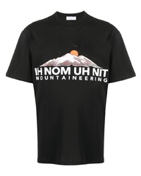 T-shirt à col rond imprimé noir Ih Nom Uh Nit