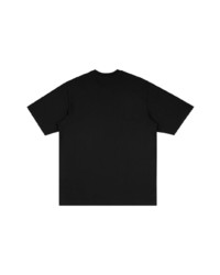 T-shirt à col rond imprimé noir Supreme