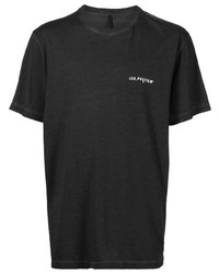 T-shirt à col rond imprimé noir ISO.POETISM