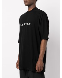 T-shirt à col rond imprimé noir Rick Owens DRKSHDW