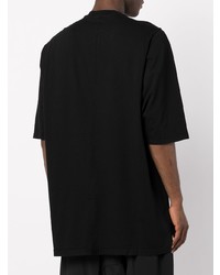 T-shirt à col rond imprimé noir Rick Owens DRKSHDW