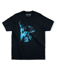 T-shirt à col rond imprimé noir Kid Cudi