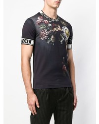 T-shirt à col rond imprimé noir Dolce & Gabbana