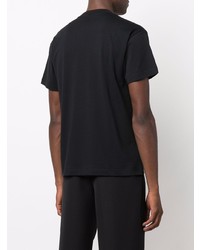 T-shirt à col rond imprimé noir Jacquemus