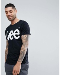 T-shirt à col rond imprimé noir Lee
