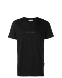 T-shirt à col rond imprimé noir Les Benjamins