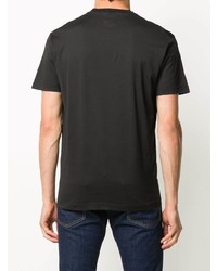 T-shirt à col rond imprimé noir DSQUARED2