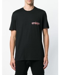 T-shirt à col rond imprimé noir Givenchy