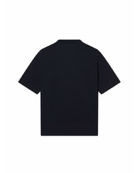 T-shirt à col rond imprimé noir Balenciaga