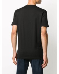 T-shirt à col rond imprimé noir DSQUARED2