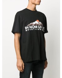 T-shirt à col rond imprimé noir Ih Nom Uh Nit