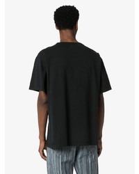 T-shirt à col rond imprimé noir Rhude