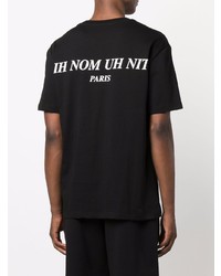 T-shirt à col rond imprimé noir Ih Nom Uh Nit