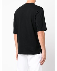 T-shirt à col rond imprimé noir Off-White